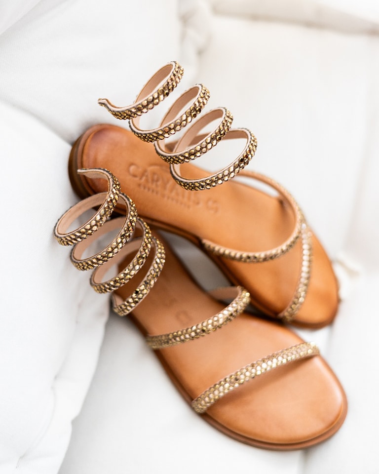 Sandália estilo gladiador - Caryatis