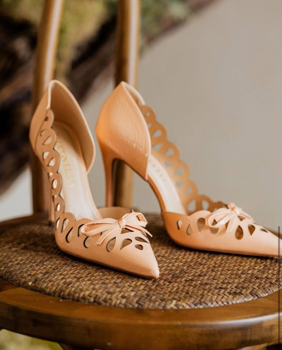 Stilettos salmão - Cecconello
