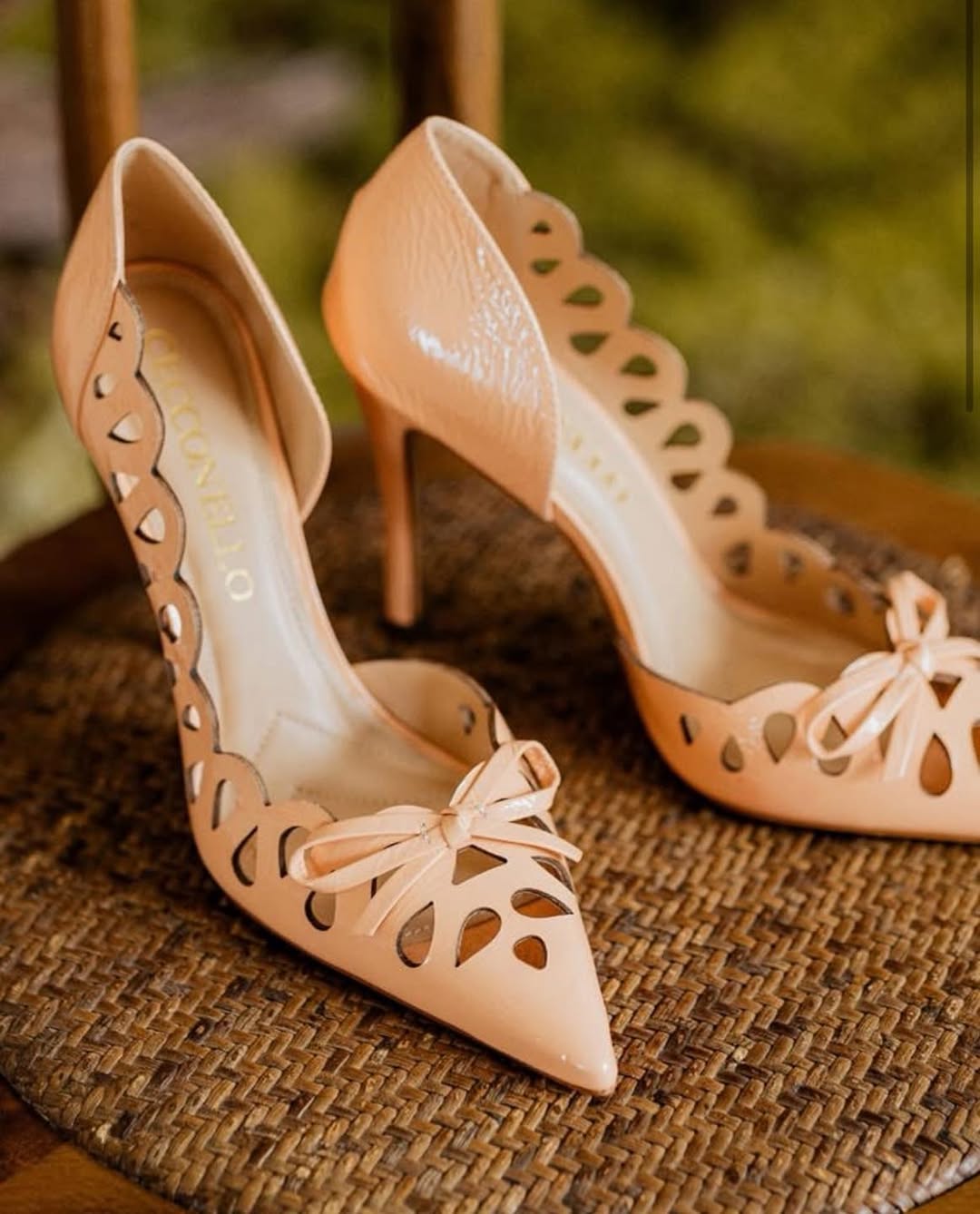Stilettos salmão - Cecconello