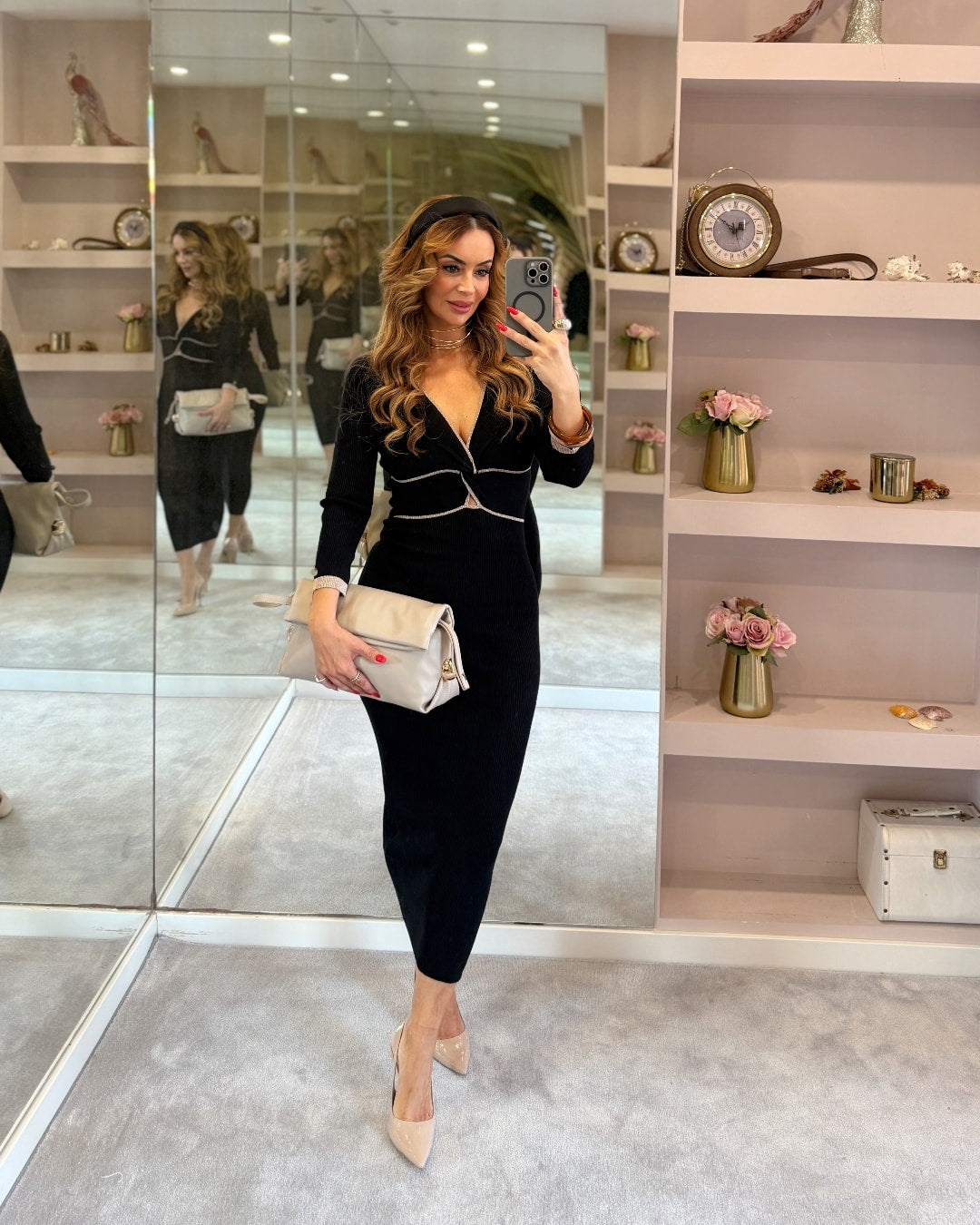Vestido malha midi - Liujo