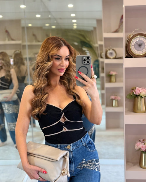 Body com pormenores em dourado - Liujo