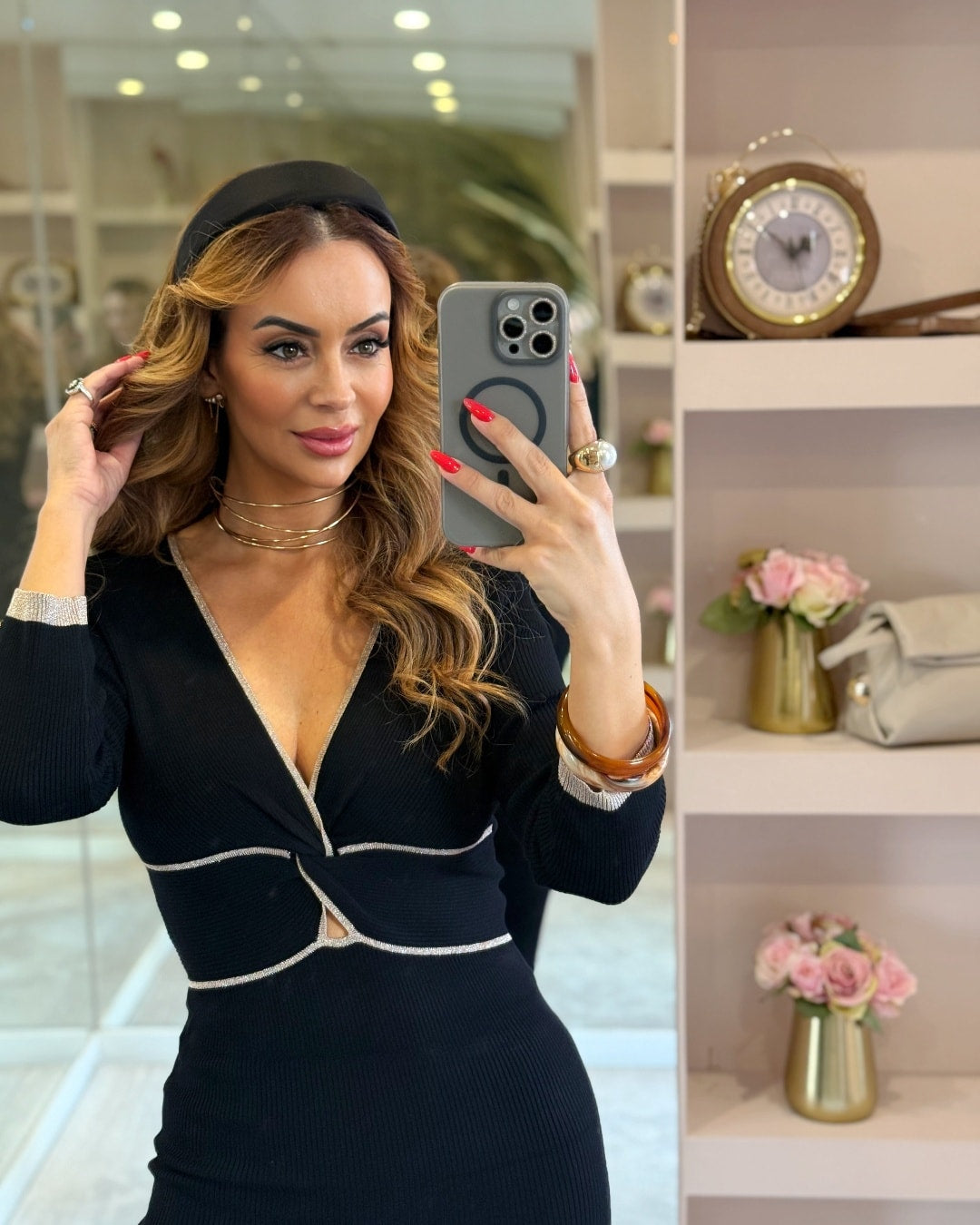 Vestido malha midi - Liujo