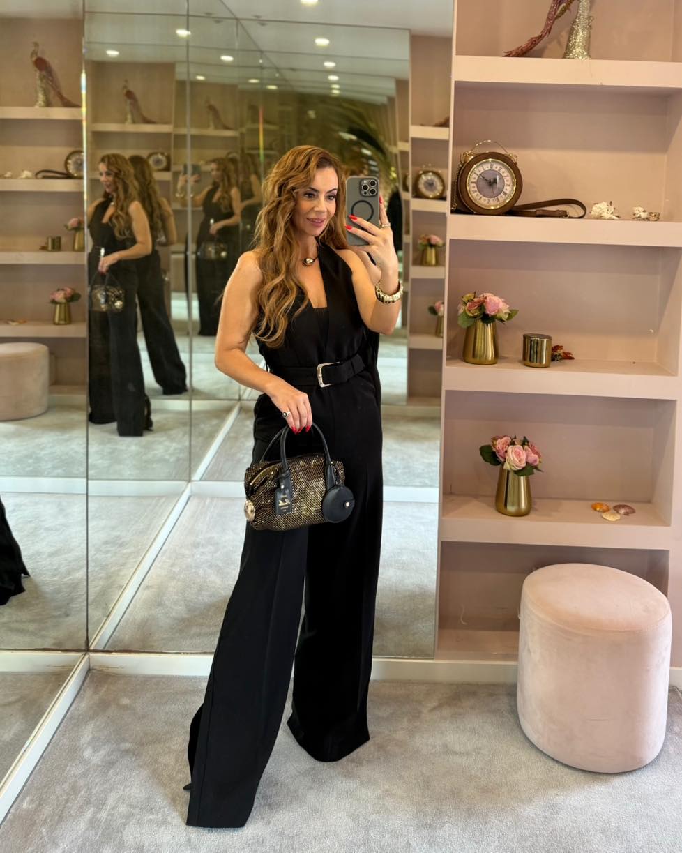 Jumpsuit com cinto - Liujo