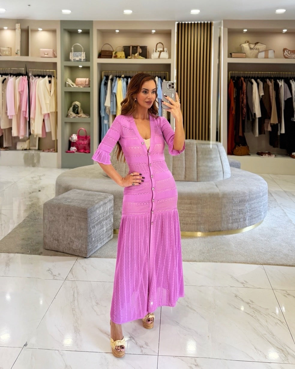 Vestido rendado