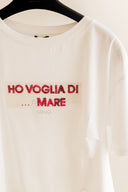 T-shirt c/letras Fushia