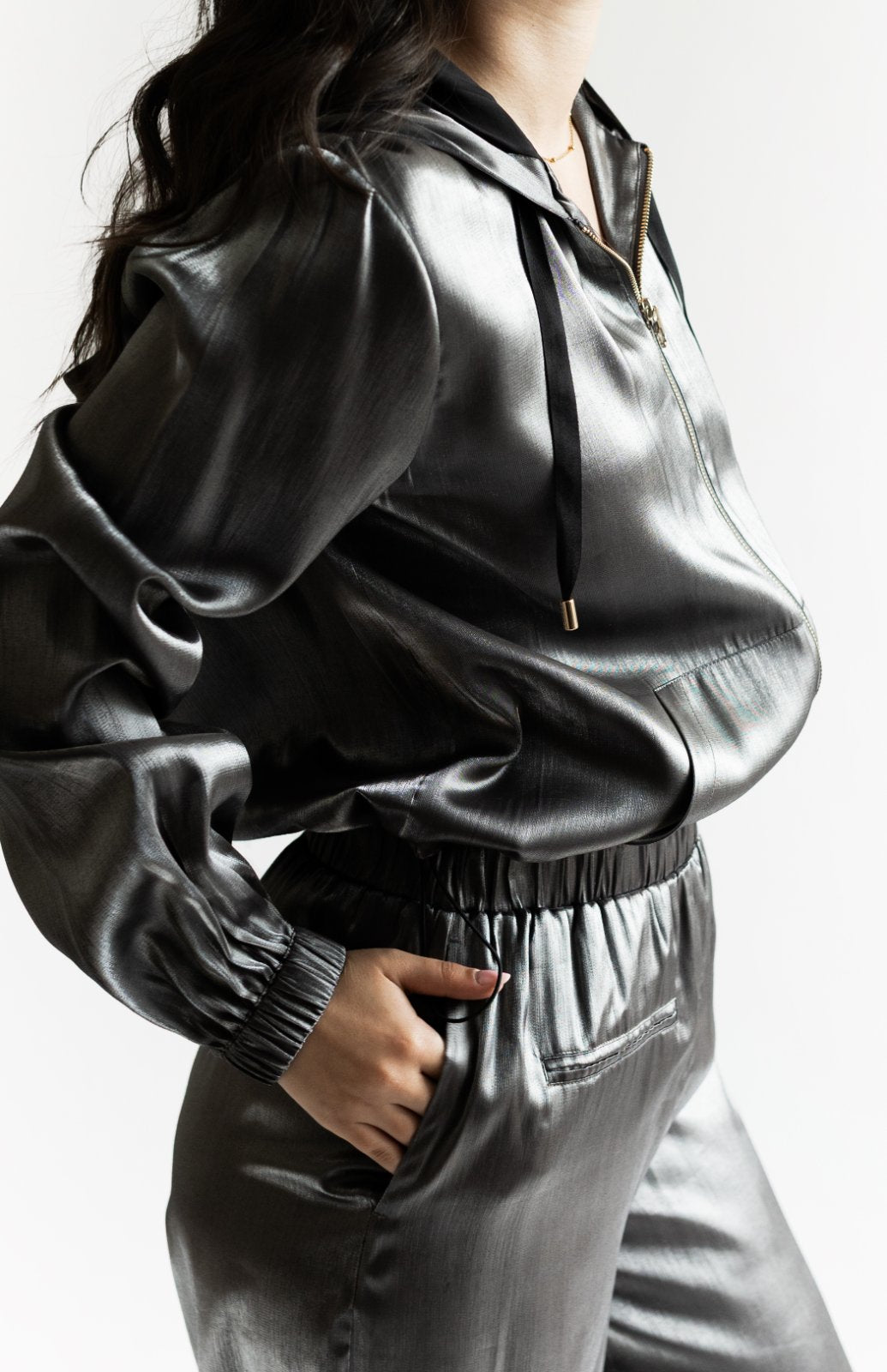 Pantalona metalizado