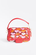 Crossbody c/corações e lantejoulas