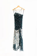 Vestido Tule Flores