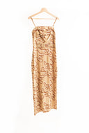 Vestido Decote Reto