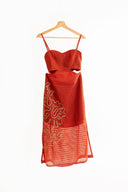 Vestido costas abertas
