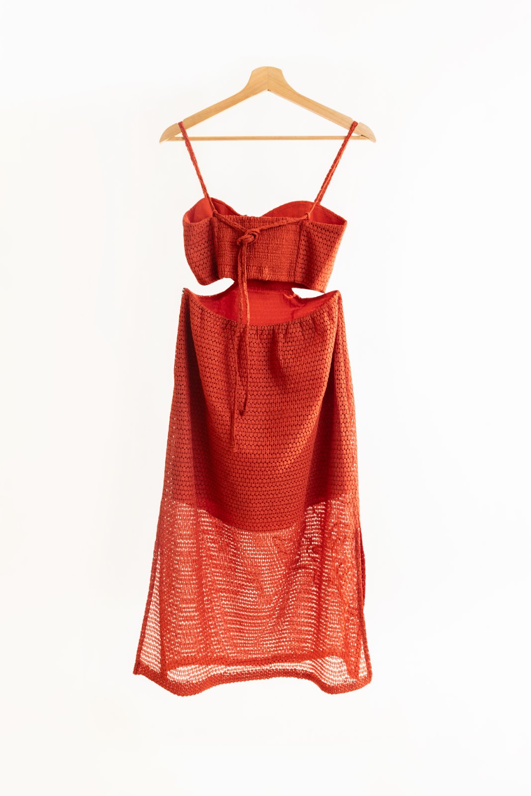 Vestido costas abertas