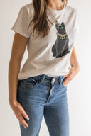 T-shirt Gato Preto