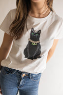 T-shirt Gato Preto