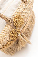 Bolsa cesta rafia