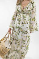 Vestido longo floral