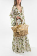 Vestido longo floral