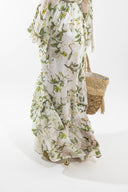 Vestido longo floral
